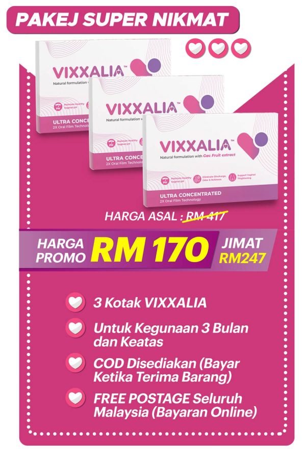 Pakej Ultra Nikmat (Super Best Seller) - 3 kotak Vixxalia